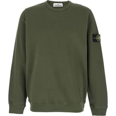 Stone Island Fleece Sweatshirt Musk Heren Tops Groen 811562420-V0059 XL black