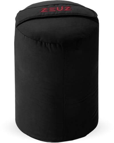ZEUZ Strongman Zandzak - Sandbag voor Fitness, CrossFit & Krachttraining – 130 KG – Bordeaux Rood