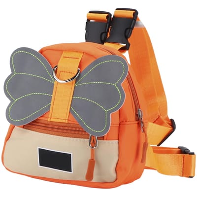 Harnais Sac à Dos pour Chien Animal de Compagnie Laisse Réglable Sacoche pour Voyage en Extérieur Marche Randonnée CampingOrange orange