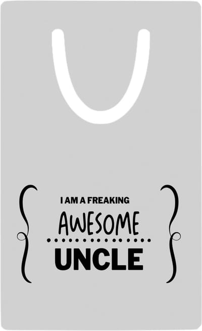 Hacebo® - I am a freaking awesome uncle metalen boekenlegger - Oom - geweldige oom - liefste oom - verjaardag - cadeau - kado - bedankje - geschenk Bladwijzer boekenleggers - 7.6 cm x 5cm