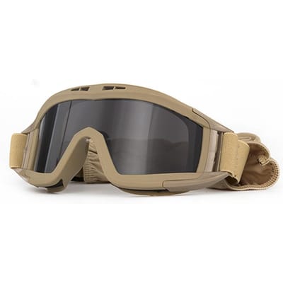 Tactische bril militaire fans schietbril impactbril speciale helmen CS stofbril voor mannen en vrouwen Yellow