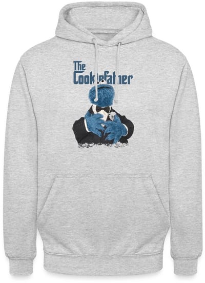 Sesamstraat Koekiemonster The Cookiefather Hoodie Unisex
