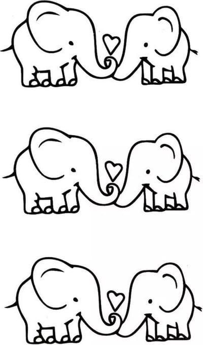 GoedeDoelen.Shop | Body Tattoo Olifantenliefde | Olifanten Tattoo | Elephant Tattoo | Love Tattoo | Tijdelijke Tatoeage | Olifanten | Save The Planet |  Nep Tattoo
