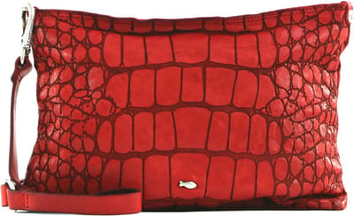 CAMPOMAGGI Leren Schoudertas Centaurus Pochette Rosso Rood