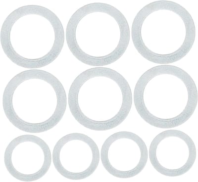 Skateboard Ringen - Onderdelen Set - Onderhoud Skateboards - Duurzaam Metaal - 100 Stuks - Zilver