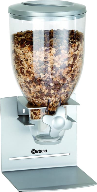Verdeler voor ontbijtgranen, muesli, noten, cornflakes Voorraadbus Art.-Nr 500377