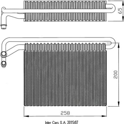 Verdamper, airconditioning NRF 36096