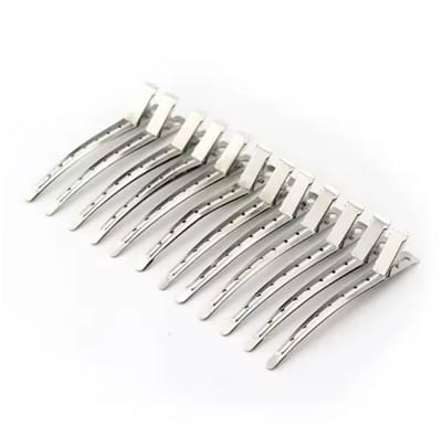 Afdeelklemmen - Haarklemmen - Haaraccessoire - Kappersaccessoire - Hair Clips - 12 Stuks - 9CM - Metaal