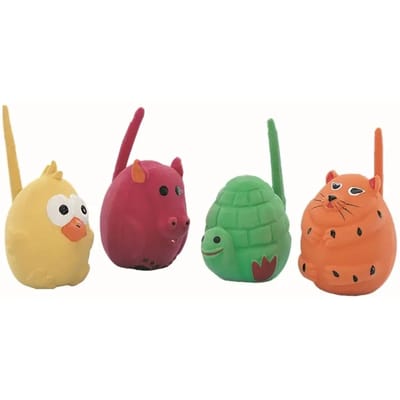Hondenspeelgoed latex figuurtje Nobby Pet Kugeltiere Mit Schwanz