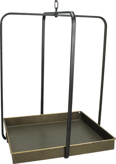 Wants&Needs Dienblad Metaal Grijs 31 X 31 X 41