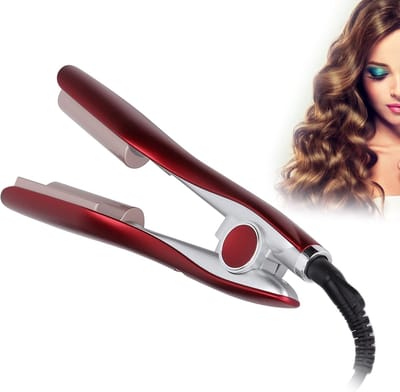 Automatische Haarkruller - Krultang Wand - Haar Krullen - 5 Modi Instelbaar - Lichtgewicht Draagbaar - Rood