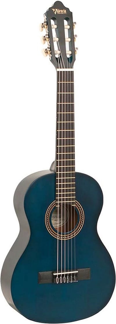 Valencia VC202TBU Klassieke Gitaar 1/2 Blue Satin