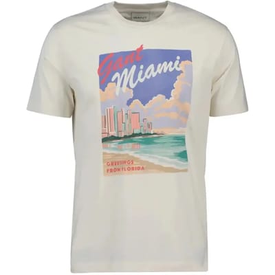 Katoenen T-shirt Gant Graphic
