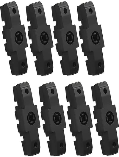 Dailygoods- Fietsremblokken Hoge Reemprestaties - Remblokken HS11/HS22/HS33 - 8-delige Set - Rubber - Zwart - Compatibel met Magura