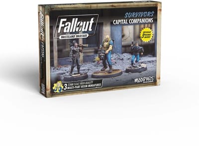 Fallout: Wasteland Warfare - Survivors: Capital Companions - Uitbreiding - Modiphius Entertainment - Ongeschilderd