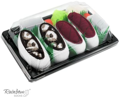 Rainbow Socks - Sushi Skarpetki - 2 Paar - Tuńczyk & Ośmiornica - Bruin