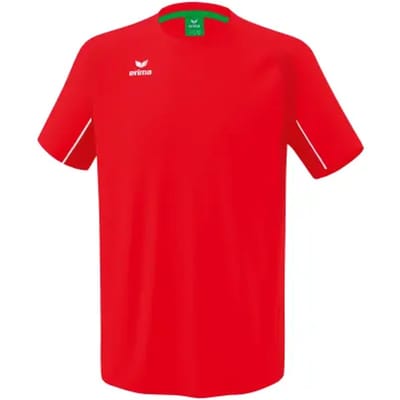 Erima Liga Star Training T-Shirt Kinderen - Wit / Rood | Maat: 164