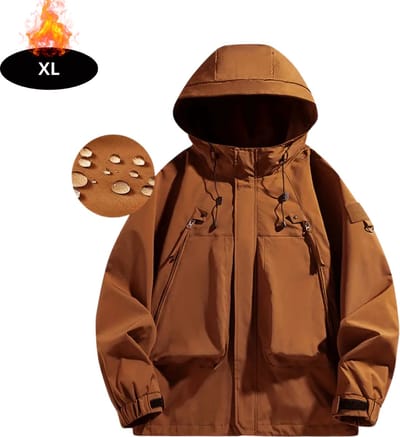Livano Windjas Dames - Parka - Lente & Herfst - Jas - Volwassen - Windjack - Windbreaker - Outdoor - Koffie - XL