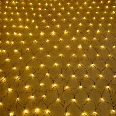 NAIZY Netverlichting 3x2 m LED Fairy Lights Netstroom Lichtsnoer met EU-stekker 8 standen Kerstverlichting voor Kerstmis Bruiloft Halloween, Warmwit