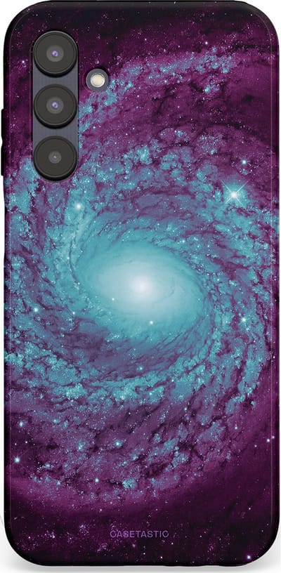 Casetastic Hoesje Geschikt voor Samsung A25 - Stijlvolle Beschermende Duo-layer Case - Nebula zonnestelsel