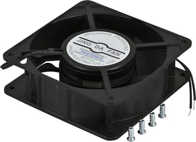 Alfaco 19-FT1212 1U Reserve ventilator met Kogellagers - Voor serverkast - 120 x 120 mm - Zwart