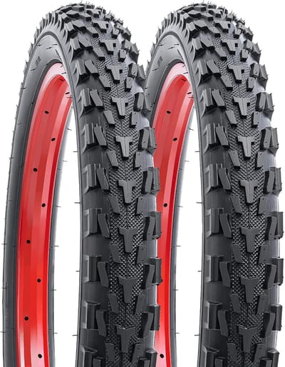 Fietsbanden en binnenbanden - Mountainbike onderdelen - Outdoor rijden - Heavy duty constructie - 20 inch set - Zwart
