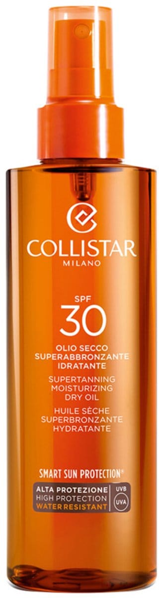 Collistar Supertanning Moisturizing Dry Oil SPF 30 - 2 x 200 ml - Voordeelverpakking