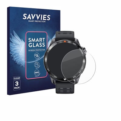 3 Stuks Savvies Screenprotector - geschikt voor Xiaomi Mibro GS Pro 2 - beschermfolie glas transparant