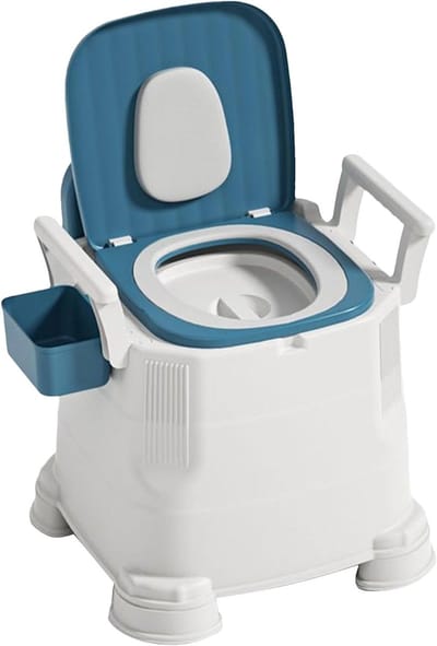 Draagbaar Toilet - Potty Stoel - Baby Training - Geurafsluiting - 44W x 15H cm - Wit