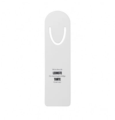 Hacebo® - dit is hoe de leukste en geweldige tanie uit ziet metalen boekenlegger - Tante - cadeau tante - cadeau - verjaardag tante Bladwijzer boekenleggers - 12.7 cm x 3.2cm