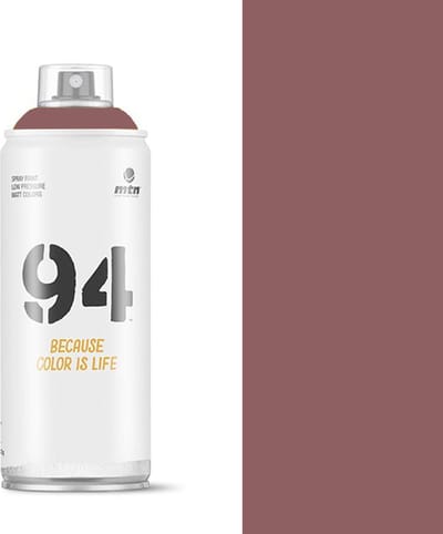 MTN94 Scarlet Bruine spuitverf - 400ml lage druk en matte afwerking
