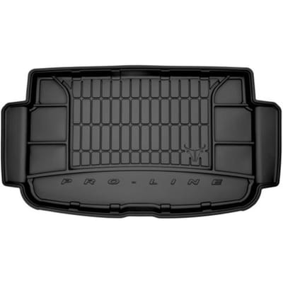 Frogum - DryZone - Kofferbakmat - Geschikt voor Mercedes-Benz SLK R171 Roadster (2004-2011) - Met kofferbakorganizer - TPE Rubber - Zwart