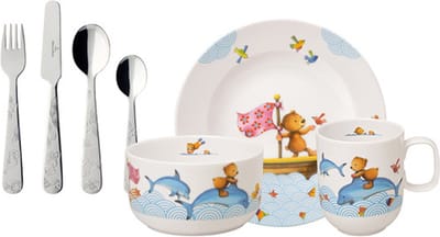 Villeroy & Boch Happy As A Bear Kinderserviesset Premium Porselein 7-Delig