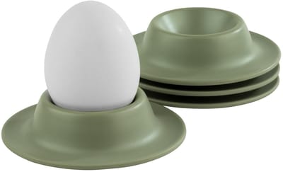 APS Eierdopjes - Melamine Eierdop Houder voor Ontbijt - Stapelbaar - Groen - 4 stuks