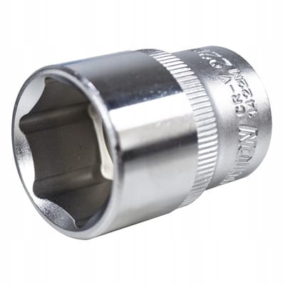 Honiton - Korte Zeskantige Dopsleutel - 1/2" - 27 mm - CrV Staal