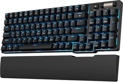 Draadloos Mechanisch Gaming Toetsenbord 96% Hot-Swappable met Magnetische Polssteun en Meerdere Verbindingsmodi