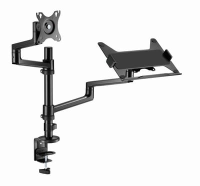 Gembird Monitor Arm & Notebook Tray - 1 x monitor 17"-32" & 1 x notebook 17.3"