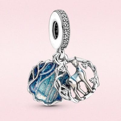 925 Zilveren Gevleugelde Sleutel Hanger Charm Draaiende Dangle Charm Snape Doe Patronus Fit Armband dames sieraden gray