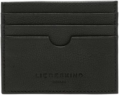 LIEBESKIND BERLIN Leren Kaarthoes Men Wallets Harris Card Holder Black Zwart