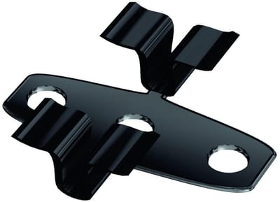 Montageclips Vlonderplanken - Bevestigingsclips - Terras Maken - Zwart Gecoat - 100 Stuks - Zwart