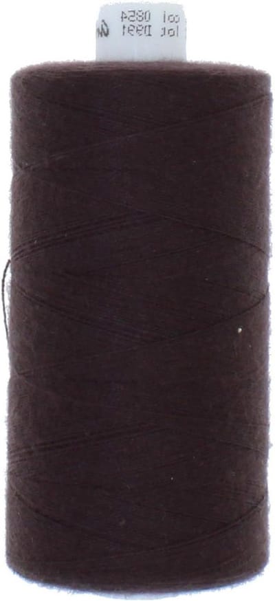Naaigaren Rol - Polyester Garen - Kleding Maken - Hoge Scheurvastheid - 1000 Meter - Bruin