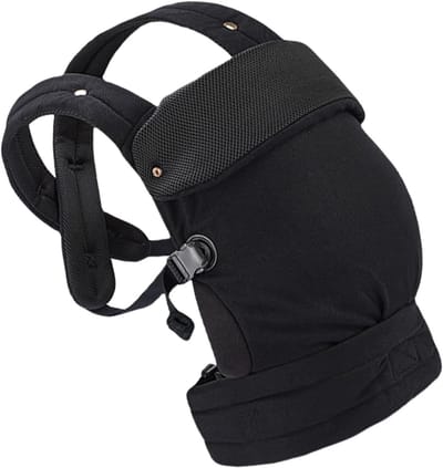Draagdoek Kinderen - Ergonomische Draagzak - Dagelijkse Activiteiten - Meegroeien met Kind - Tot 18 kg - Zwart