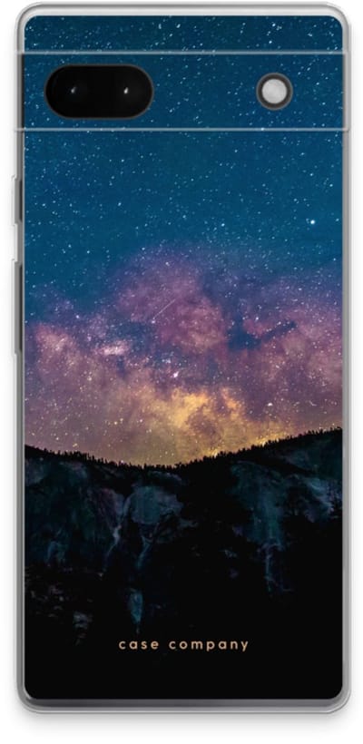 Case Company® - Hoesje geschikt voor Google Pixel 6a hoesje - Travel to space - Soft Cover Telefoonhoesje - Bescherming aan alle Kanten en Schermrand