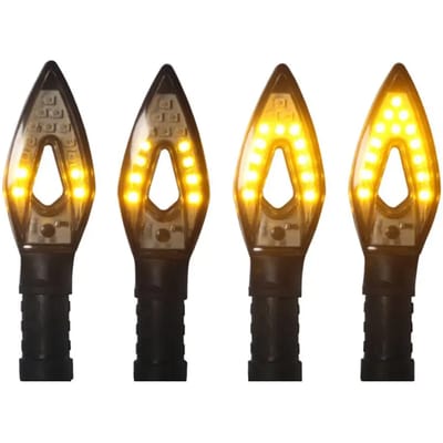 Paar sequentiële LED-knipperlichten voor buitenaardse motoren Brazoline