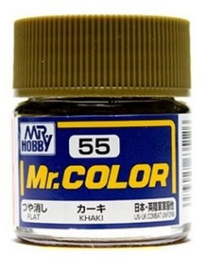 Gunze Mr. Hobby C-055 - Mr. Color 10 ml Khaki - Lacquer Modelbouwverf