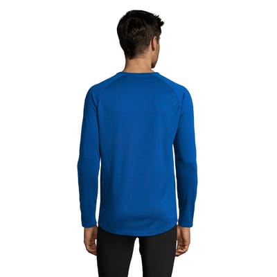 SOLS Heren Sport T-shirt met lange mouwen (Koningsblauw)