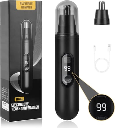 REN® Neustrimmer Mannen - Neustrimmer - Zwart - 16cm x 5cm x 4cm