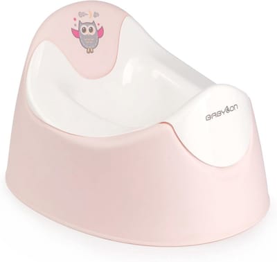 Kinderpotje voor Kinderen vanaf 1 Jaar - Veilig en Comfortabel Kindertoilet met Uitneembare Kom in Roze