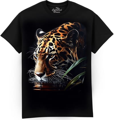 Luipaard Lurking Leopard The Coloured House T-shirt XXL