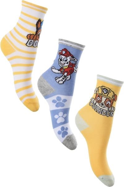 Paw Patrol-  sokken Paw Patrol- jongens- 3 paar - maat 23/26